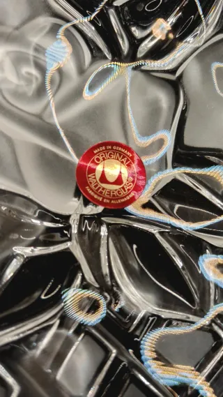 Cesta Flores Cristal Alemán Walther Glas