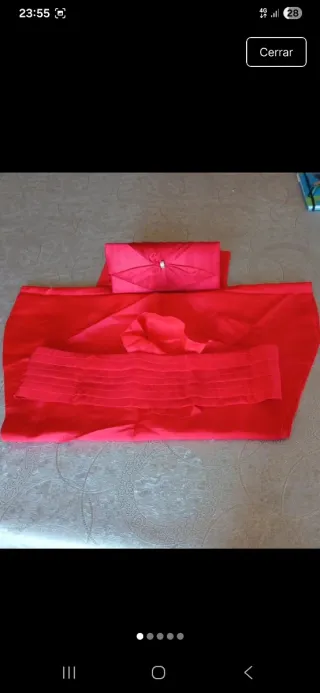 Bolso de fiesta rojo