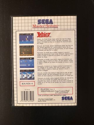 Asterix - Sega Master System - Completo