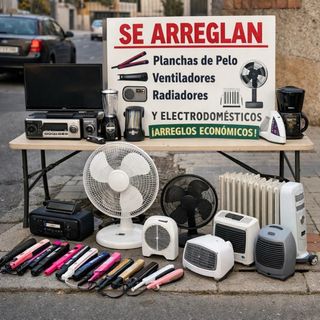 Riparazione di piastre per capelli e vari elettrodomestici