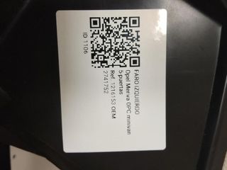 2741752 faro opel meriva - 1 generacion otros 1106