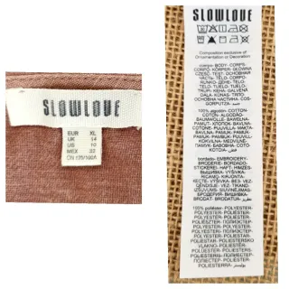 Blusa Slowlove peplum talla XL