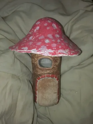 Figura Tarro Hongo Decorativo