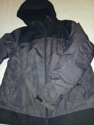 Chaqueta Quechua Mujer Negra/Gris
