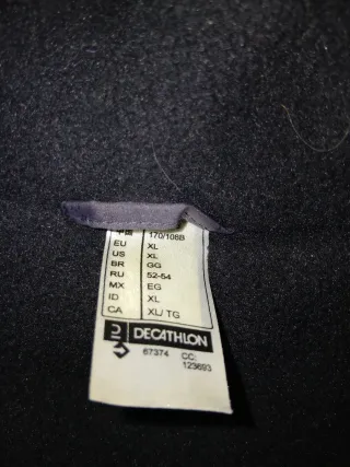 Chaqueta Quechua Mujer Negra/Gris