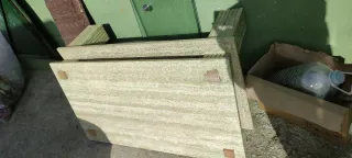 Mesa de centro de mármol para exterior