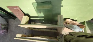 Mesa de centro de mármol para exterior