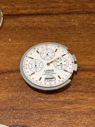 Reloj Lorus Cronógrafo Oro/Plata