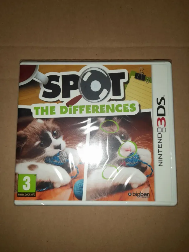 PRECINTADO. Juego 3DS/ 3DS XL Spot The Differences