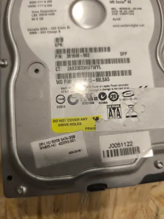 Disco Duro Western Digital 80GB WD800JD