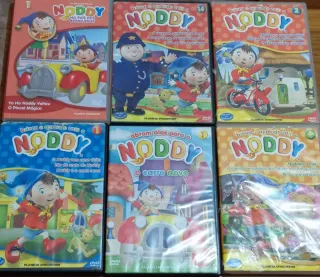 Lote 6 DVDs Noddy - Brinca e Aprende