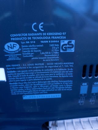 Stufa a cherosene YASUN R-3000-A