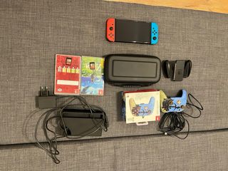 Nintendo Switch OLED+Juegos Zelda+Mando Zelda NEW