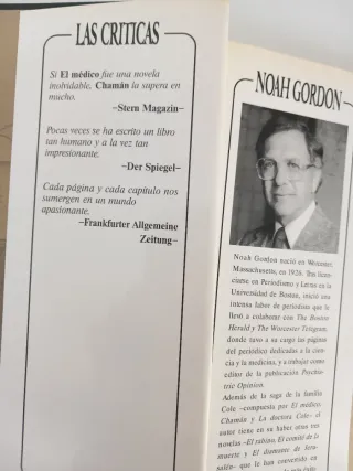 2x1 Noah Gordon: Chamán + La doctora Cole