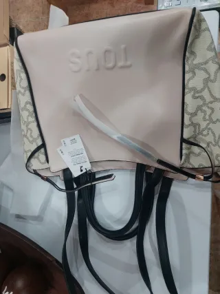 Bolso Tous Negro y Rosa