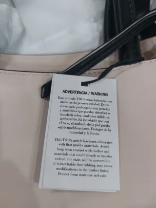 Bolso Tous Negro y Rosa