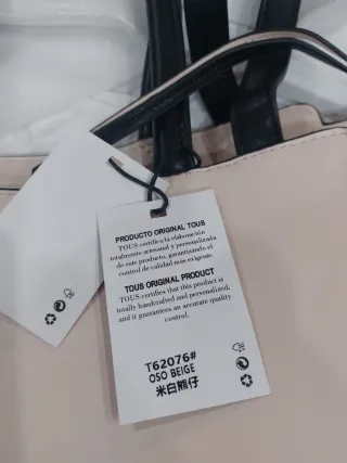 Bolso Tous Negro y Rosa