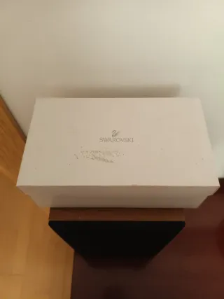 Porta joyas Swarovski beige