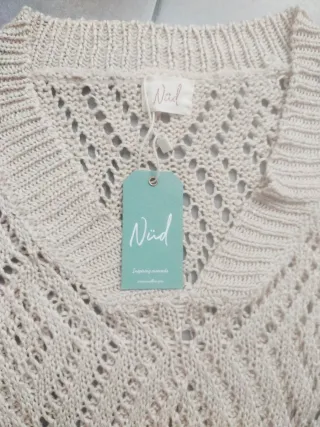 Jersey Nüd Beige Talla M/L Nuevo