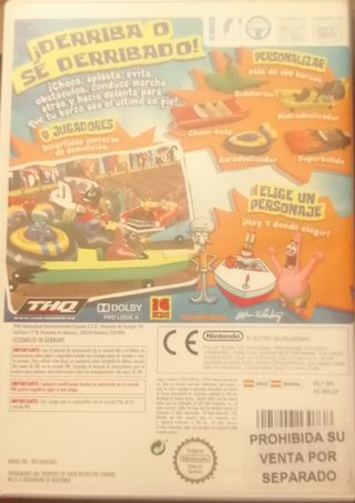 Bob Esponja Botes de Choque Wii