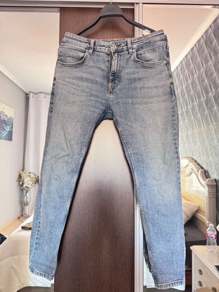Pantalón vaquero Zara hombre azul