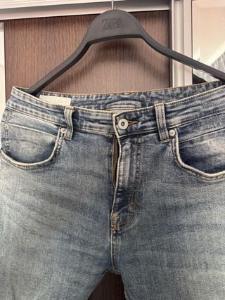 Pantalón vaquero Zara hombre azul
