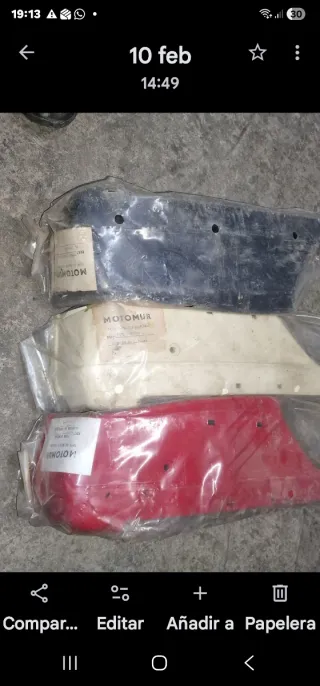 Correa transmisiónTapa vespino Amortiguadore