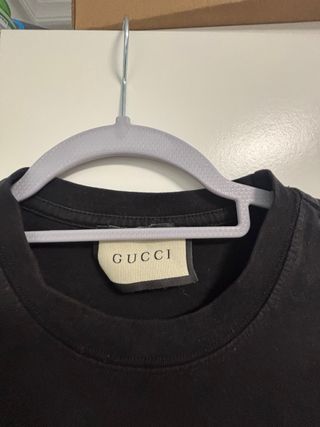 Camiseta Gucci Negra con Dibujo