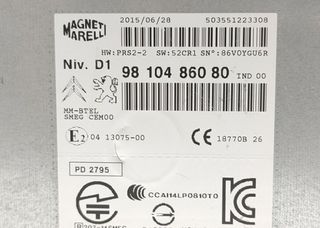 Sistema navegación citroen 2354440 9810486080 c4