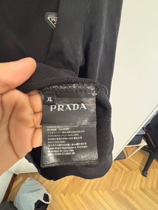 Sudadera Prada Negra Talla Xl