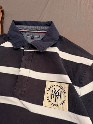 Polo Manga Larga Tommy Hilfiger Rugby