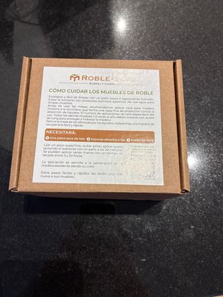 Mesa de madera maciza de roble extensible