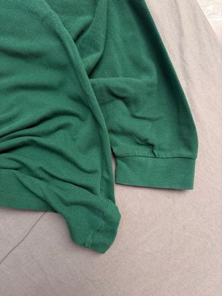 Polo Manga Larga Lacoste Verde Classic Fit