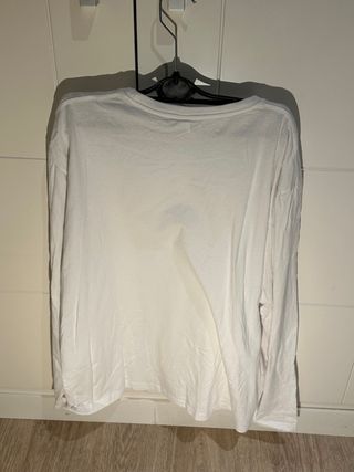 Camiseta interior manga larga blanca