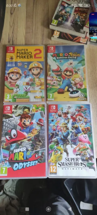 Caja de Juegos Nintendo