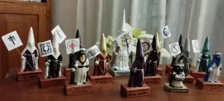 14 figuras Nazarenos Barro Valladolid Burgos Logro