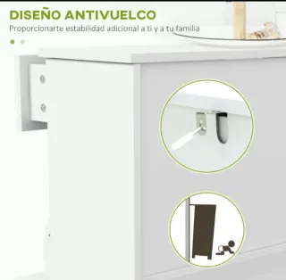 Zapatero blanco estrecho almacenaje auxiliar Nuevo