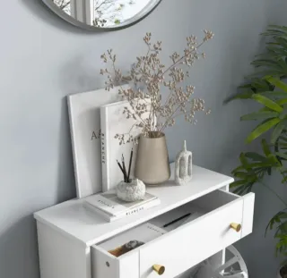 Zapatero blanco estrecho almacenaje auxiliar Nuevo