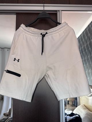 Pantalón corto Under Armour blanco hombre