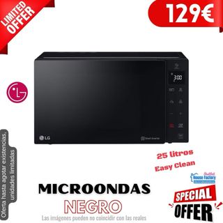 Microondas Lg 25lt negro MH6535GIS