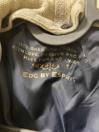 Americana paño Edc by Spirit azul y oro