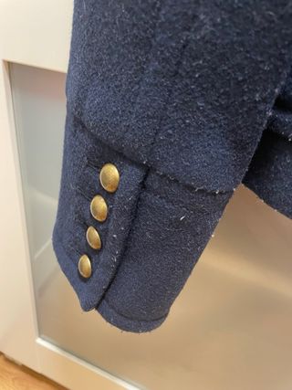 Americana paño Edc by Spirit azul y oro