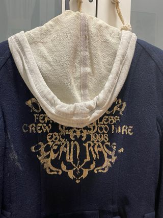 Americana paño Edc by Spirit azul y oro