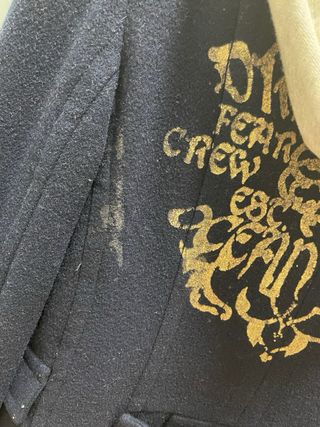 Americana paño Edc by Spirit azul y oro