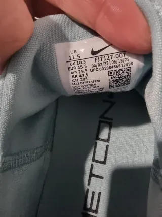 T45,5 Nike Free Metcom 6 verdes