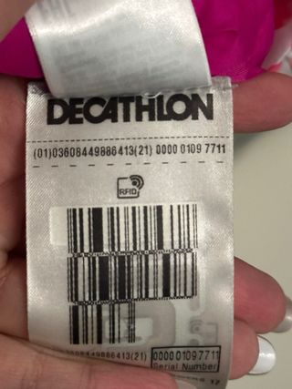 Chaqueta de esquí multicolor