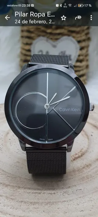 Reloj Calvin Klein Negro Hombre