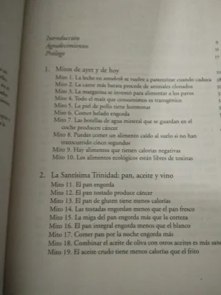 Comer o no comer: falsedades y mitos de la alim...
