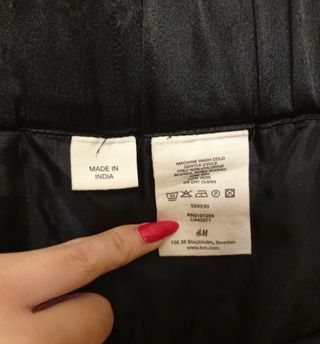 Falda tul H&M negra talla M?