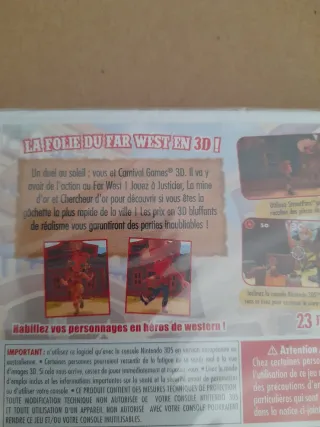 PRECINTADO. Juego 3DS/ 3DS XL Carnival Far West 3D